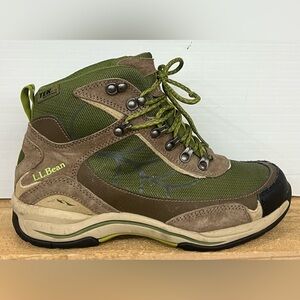 L.L. Bean Olive and Tan Athletic Shoes